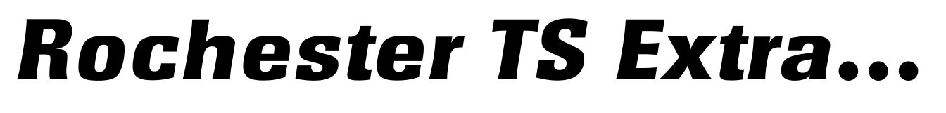 Rochester TS ExtraBold Italic